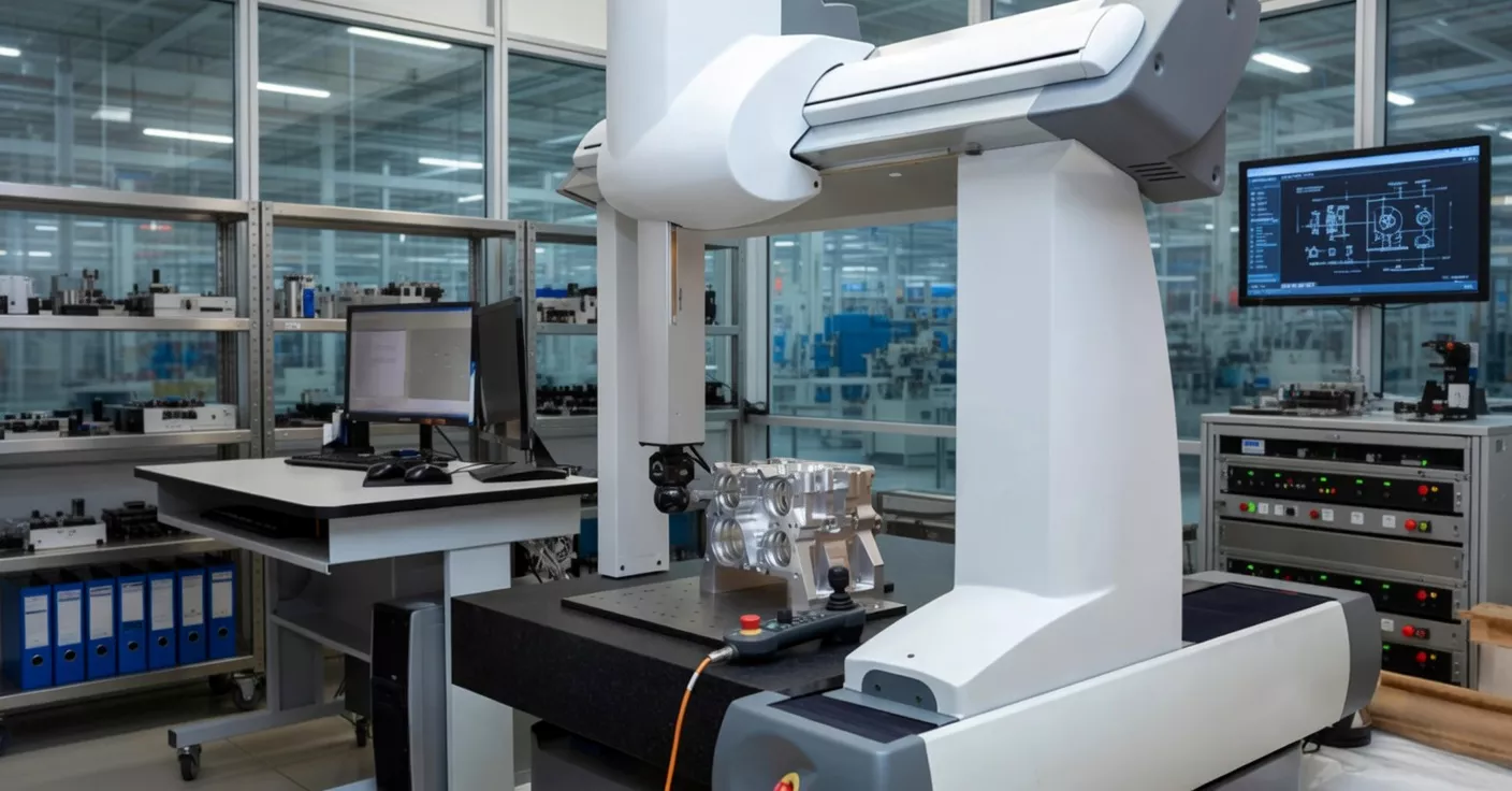 CMM dimensional inspection of worm gear components for high-precision baking oven drive quality control