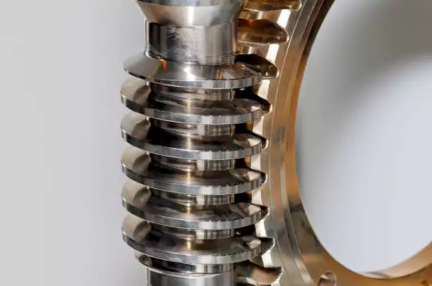 EPNMRV025 worm shaft and bronze wheel precision gear set